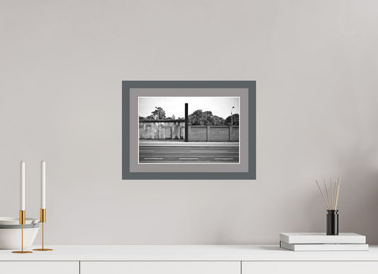 12 x 8″, Solid Wood Frame with Passse-partout The Two Walls