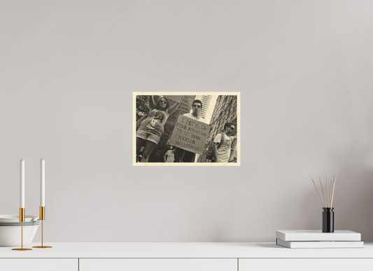 12 x 8″, Direct Print on Wood Pay Attention