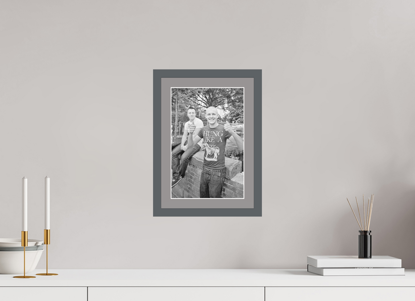 8 x 12″, Solid Wood Frame with Passse-partout Gay Pride, Cardiff