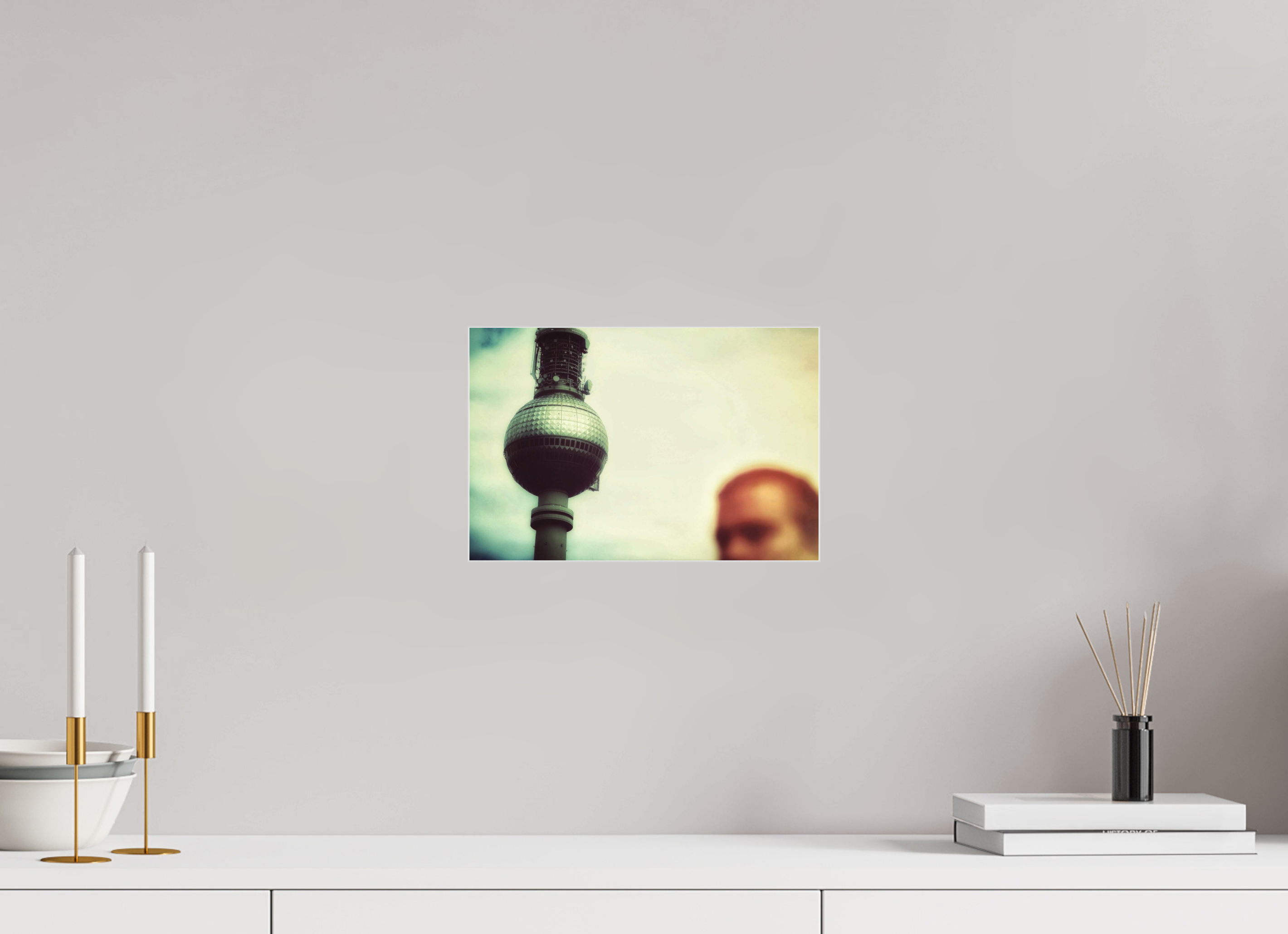 12 x 8″, Fuji Acrylic Print with Slimline Case Fernsehturm