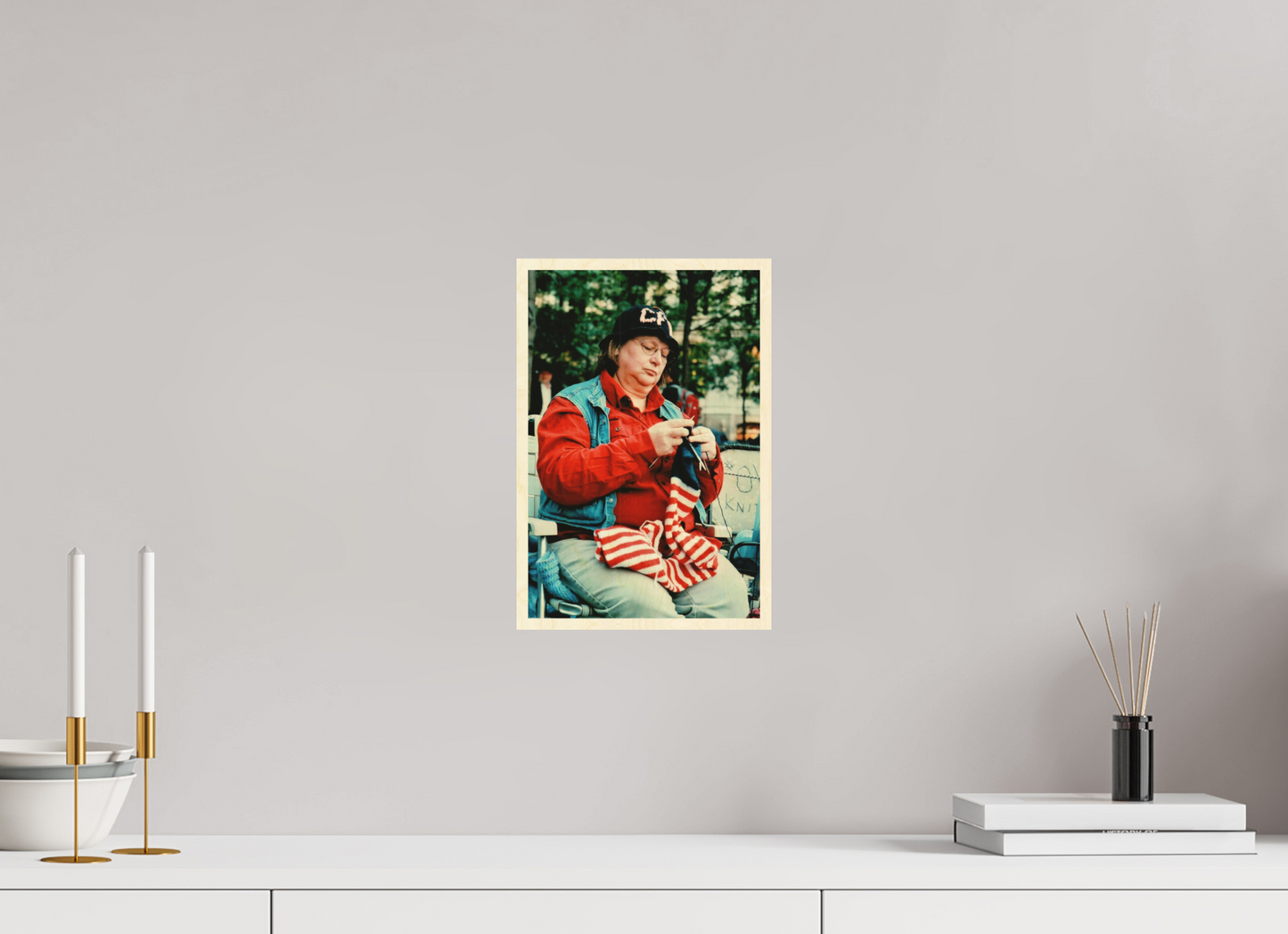 8 x 12″, Direct Print on Wood American Pride