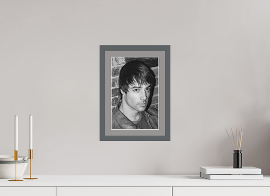 8 x 12″, Solid Wood Frame with Passse-partout Pi
