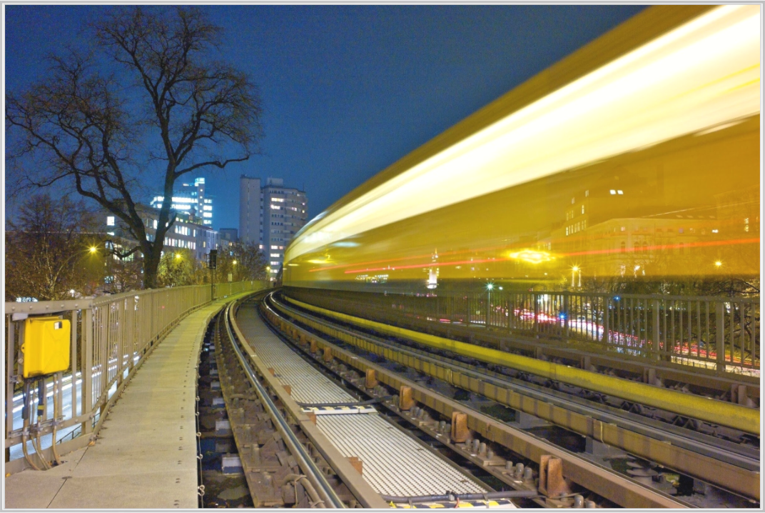 Main image Berlin S-Bahn at Night