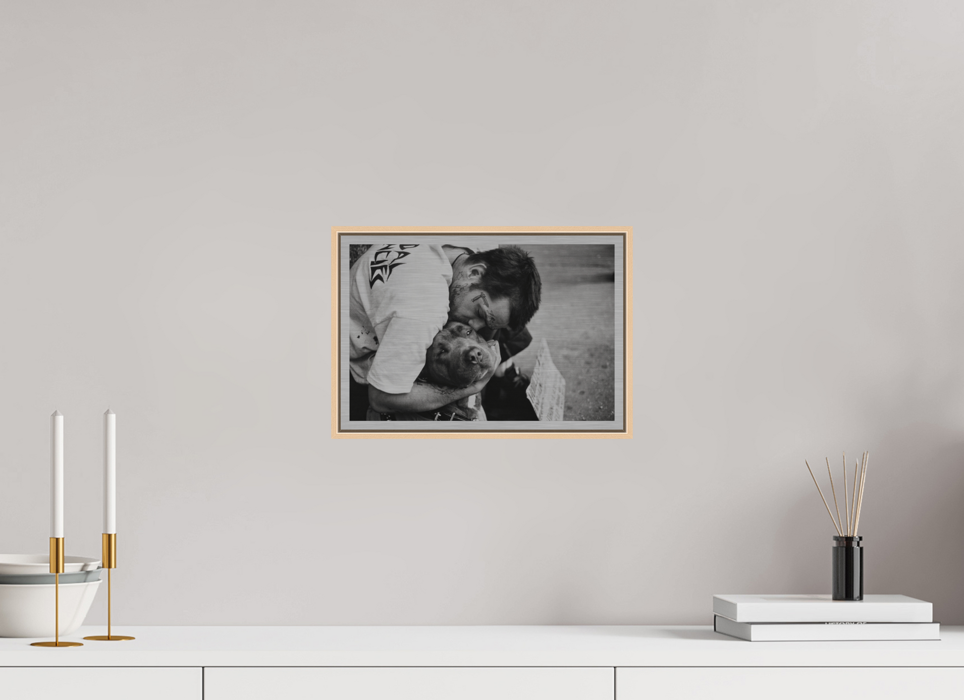 12 x 8″, Direct Print on Brushed Aluminum Jake and Blue