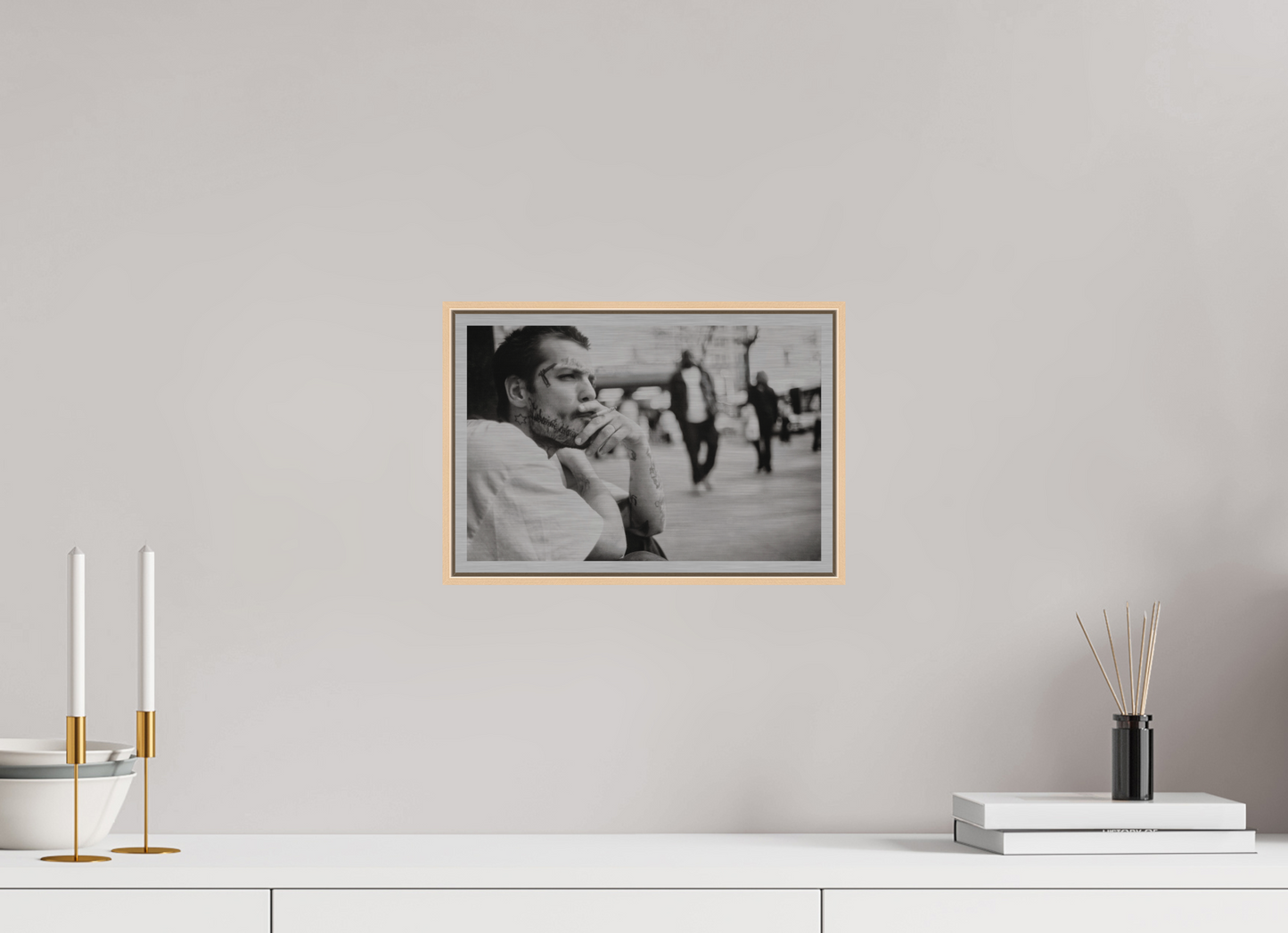 12 x 8″, Direct Print on Brushed Aluminum Jake on 14th