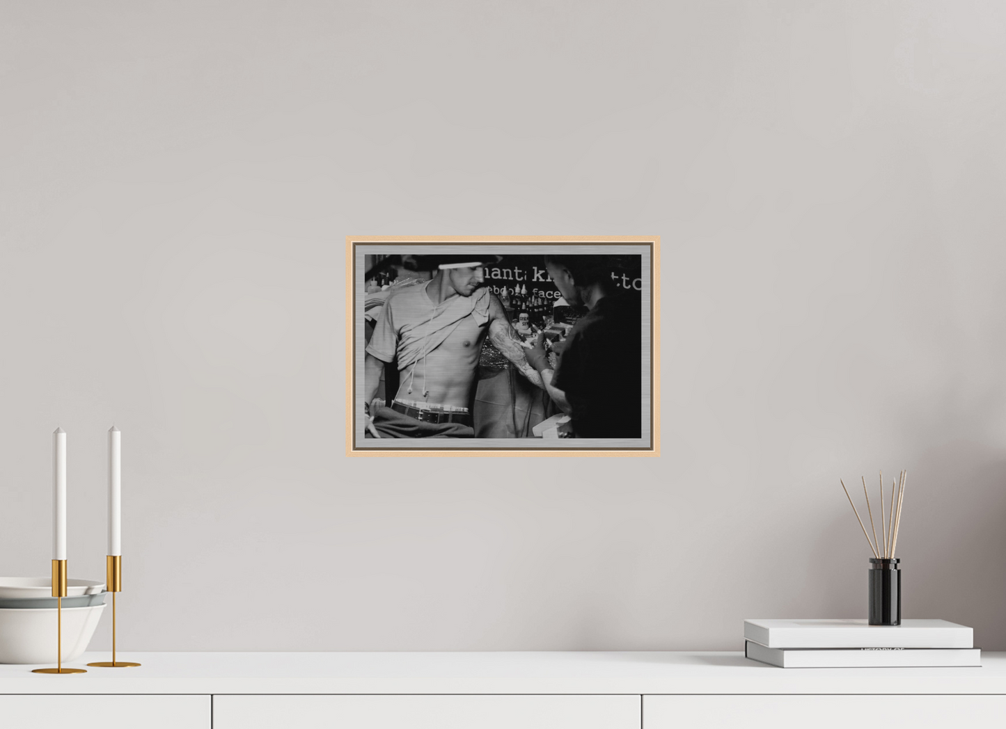 12 x 8″, Direct Print on Brushed Aluminum NYC Tattoos