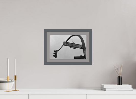 12 x 8″, Solid Wood Frame with Passse-partout Berlin is in the details